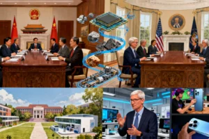Apple's Dual Pledges Highlight Tightrope Walk in U.S.-China Tech Rivalry - Professional coverage