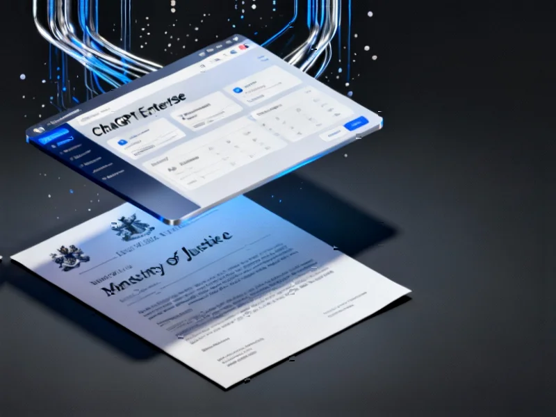 UK Ministry of Justice Adopts ChatGPT Enterprise for 2,500 S - Major Government AI Deployment The UK Ministry of Justice has